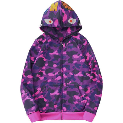 Bape Hoodie Full Zip Shark