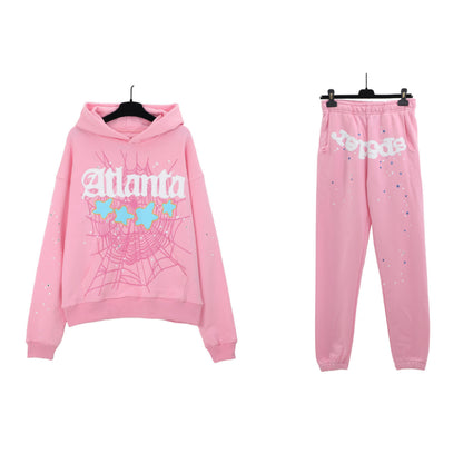 Sp5der Atlanta Pink Tracksuit