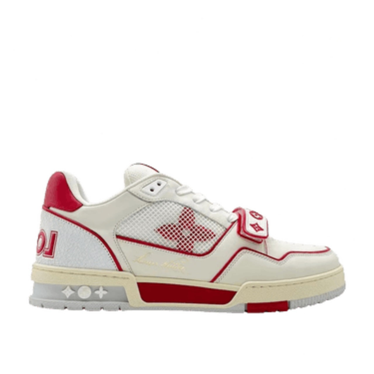 Louis Vuitton Trainers Red Mesh - Tgjiuplug