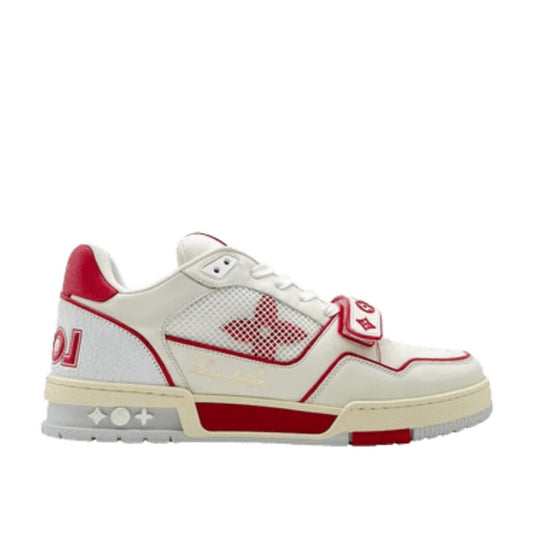 Louis Vuitton Trainers Red Mesh
