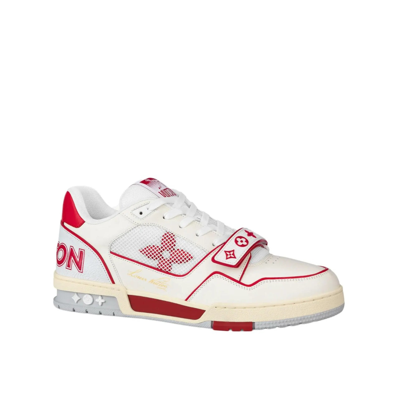 Louis Vuitton Trainers Red Mesh - Tgjiuplug