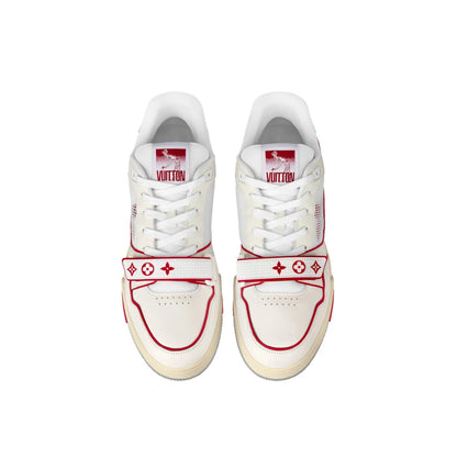 Louis Vuitton Trainers Red Mesh - Tgjiuplug