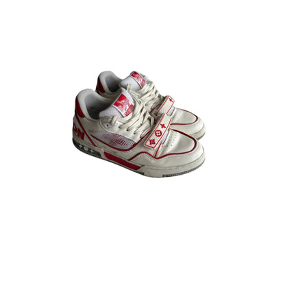 Louis Vuitton Trainers White And Red