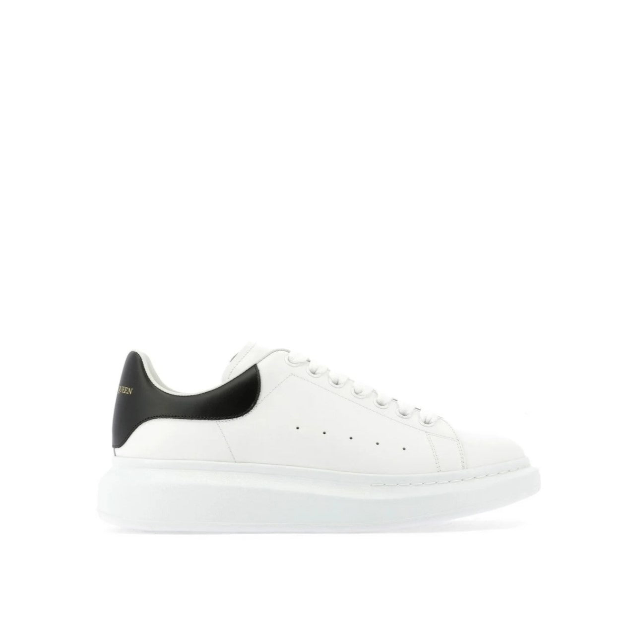 Alexander McQueen Oversized Sneaker 'White Black Leather'