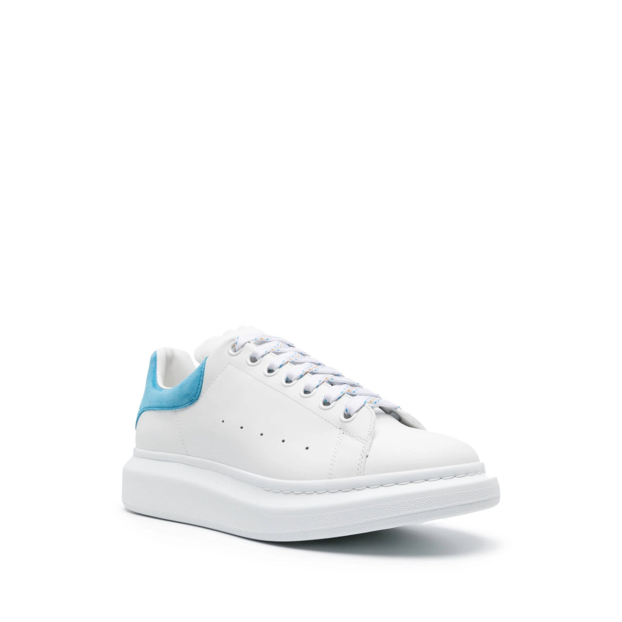 Alexander McQueen Oversized Sneaker 'White Cerulean Blue' - Tgjiuplug