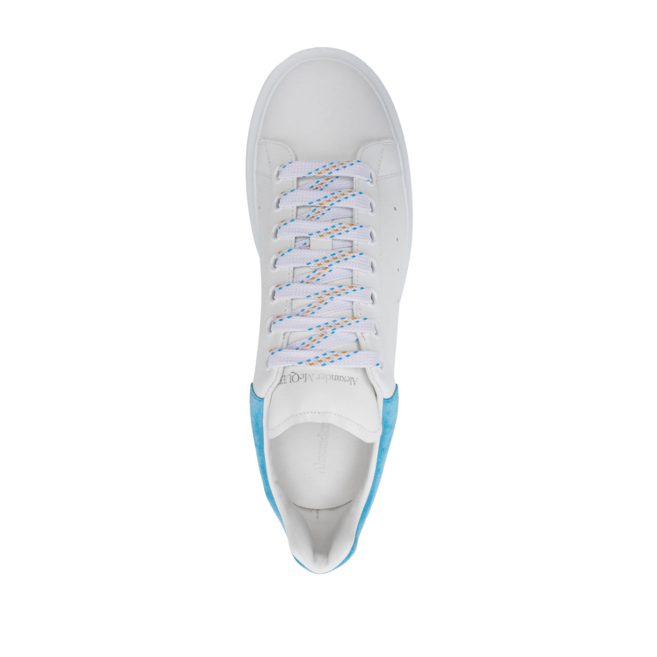 Alexander McQueen Oversized Sneaker 'White Cerulean Blue' - Tgjiuplug