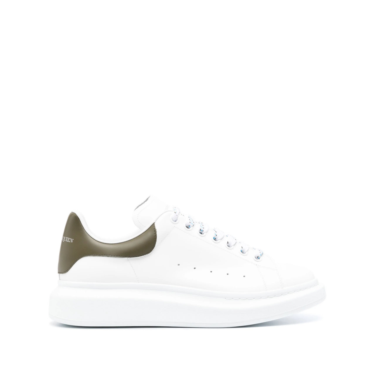 Alexander McQueen Oversized Sneaker 'White Khaki Green' - Tgjiuplug